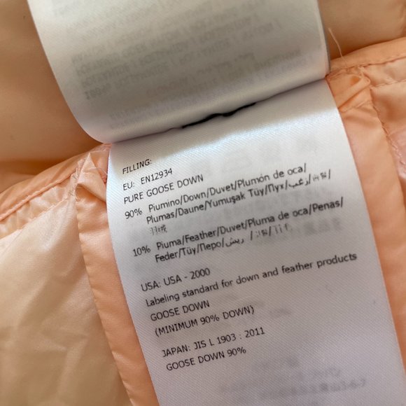 NWT Moncler Genius 4 SIMONE ROCHA "Annie" Down Jacket in Light Pink Sz 2 - Picture 5 of 10